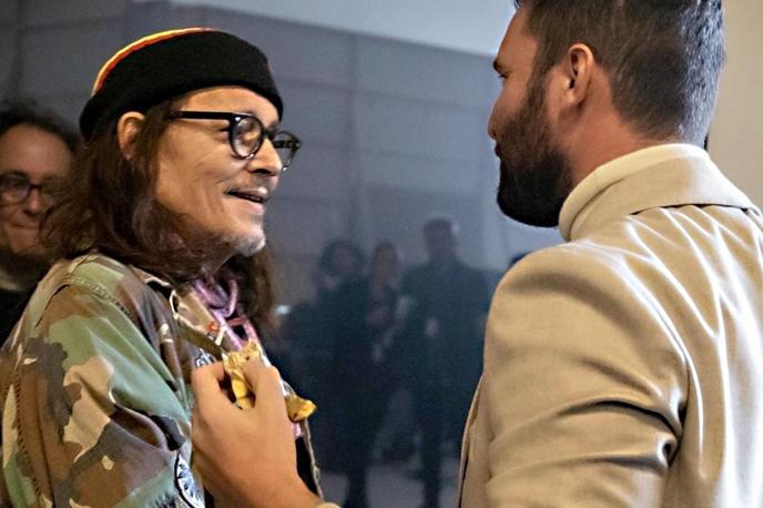 Johnny Depp v Torinu | Johnny Depp ob prihodu v Torino | Foto Profimedia