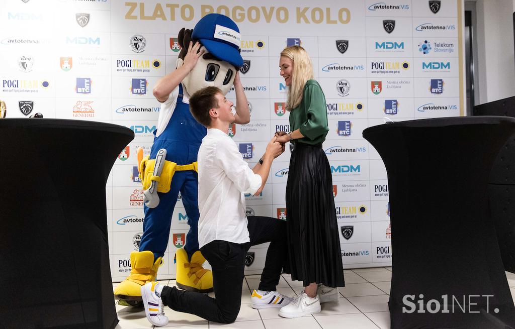 Zlato Rogovo kolo 2021 - Tadej Pogačar, Eugenija Bujak, Kristjan Hočevar