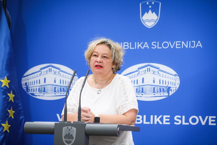Infektologinja Mateja Logar je ljudi pozvala, naj se v času prihajajočih praznikov zaradi možnosti prenosa virusa ne družijo s širšo družino. | Foto: STA ,
