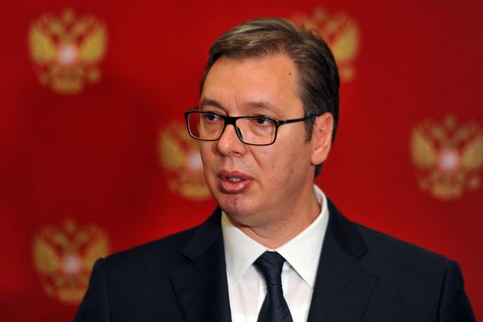 Aleksander Vučić | Srbski predsednik Aleksandar Vučić je napovedal, da bodo v Srbiji zaostrili kazenske sankcije in uvedli dosmrtni zapor za najhujša kazniva dejanja. | Foto STA