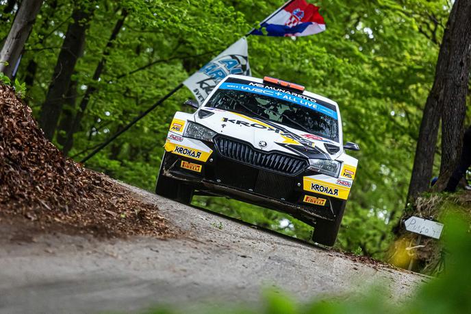 Croatia WRC 2022 | "Reli je bil pravi rokenrol, zato pa tudi je v koledarju svetovnega prvenstva," je povedal najhitrejši Slovenec Aljoša Novak (škoda fabia rally2). | Foto Uroš Modlic