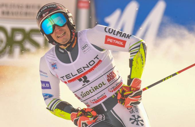 Žan Kranjec (na fotografiji), Šefan hadalin in Aljaž Dvornik bodo nastopili tudi na torkovem slalomu. | Foto: Sportida