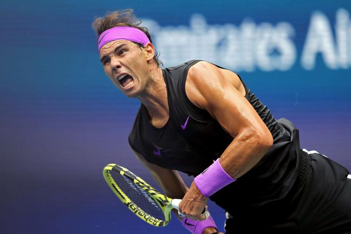 Rafael Nadal | V paru s Federerjem namesto Nadala igral Grk Stefanos Cicipas. | Foto Gulliver/Getty Images