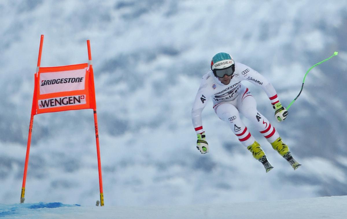 Vincent Kriechmayr Wengen | Na drugem treningu smuka v Kitzbühelu je zmagal Avstrijec Vincent Kriechmayr.  | Foto Reuters