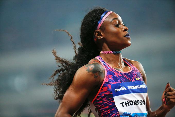 Izjemno hitra Jamajčanka Elaine Thomspon. | Foto: Reuters