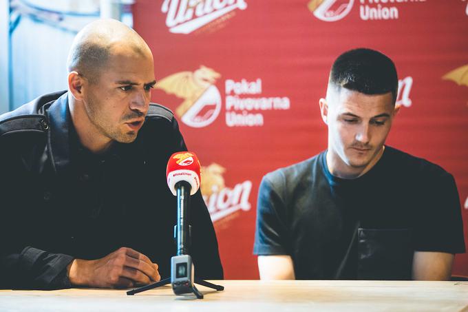 Dejan Grabić in Martin Kramarič pred finalom pokala ne skrivata optimizma. | Foto: Grega Valančič/Sportida