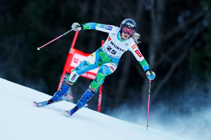 Ana Bucik Jogan je bila na veleslalomu 29. | Foto: Aleš Fevžer