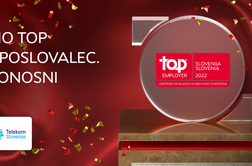 Telekom Slovenije prejel certifikat Top Employer 2022