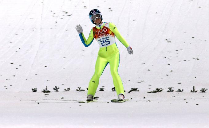 Maja Vtič je na olimpijski premieri v Sočiju končala na šestem mestu, kar je najboljša slovenska ženska skakalna uvrstitev na OI do zdaj. | Foto: Guliverimage/Vladimir Fedorenko
