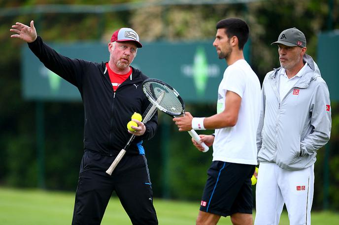 Boris Becker, Novak Đoković, Gebhard Gritsch | Foto Guliver/Getty Images