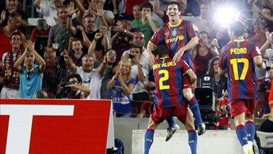 Barceloni superpokal po "hattricku" Messija