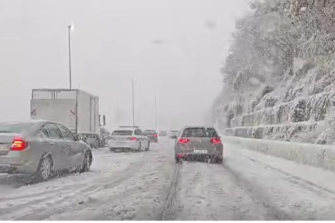močno sneženje v Dalmaciji | Foto Facebook/posnetek zaslona Crometeo