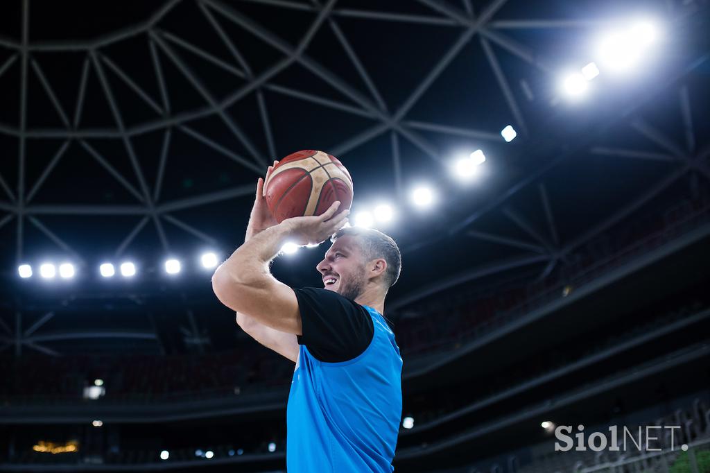 slovenska košarkarska reprezentanca trening