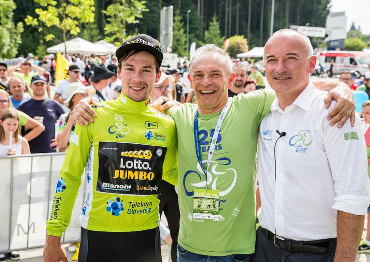 Rogla je dvakrat osvojil dirko Po Sloveniji. Leta 2015 v dresu Adrie Mobil in leta 2018 kot član zdajšnje Jumbo-Visme. | Foto: Vid Ponikvar