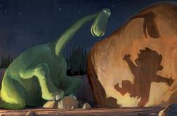 Prvi plakat za Pixarjev težaven projekt Dobri dinozaver