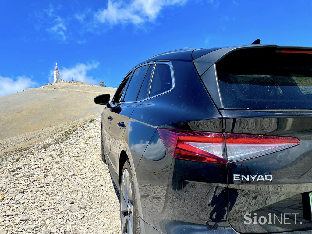 Mont Ventoux Škoda Enyaq