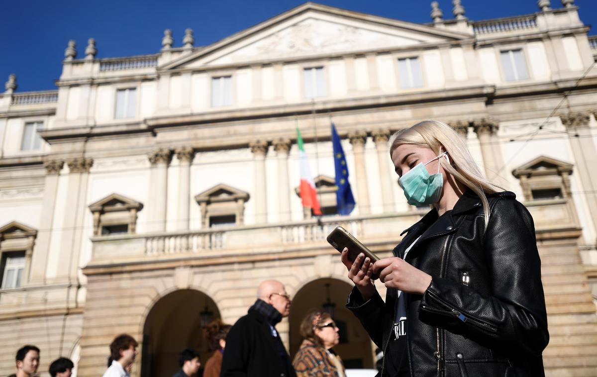 Koronavirus Italija | Slovenija bo po vzoru Avstrije zaprla mejo z Italijo. Ukrep velja le za potniški promet. | Foto Reuters