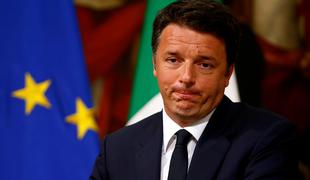 Renzi napovedal izstop iz italijanske vladne koalicije