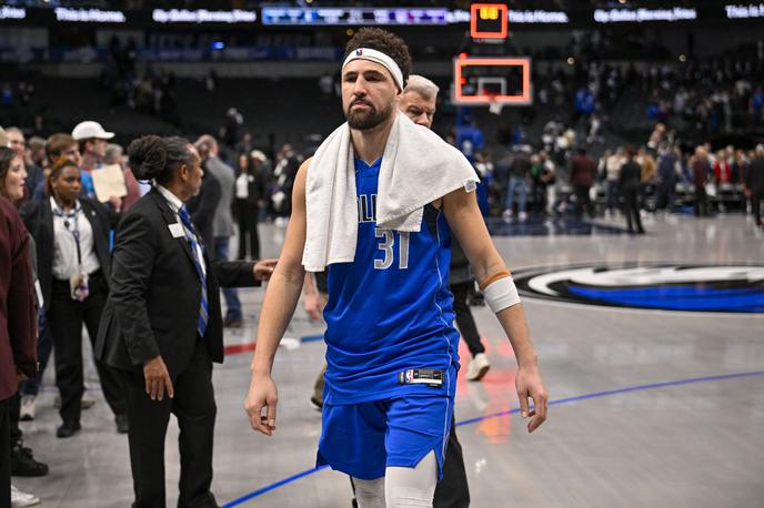 Dallas Sacramento | Klay Thompson je deset sekund pred koncem podaljška popeljal Dallas v vodstvo, a vendarle ostal brez zmage. | Foto Reuters