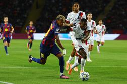 V živo: Barcelona povedla proti PSG, Monaco izenačil proti Cityju, slab začetek Juventusa