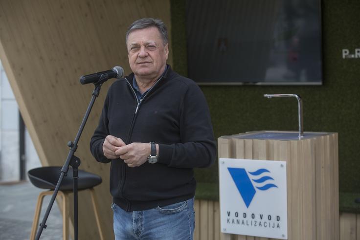 Vode je v Ljubljani, Zeleni prestolnici Evrope 2016, dovolj za najmanj prihodnjih 400 let - če bomo le z njo odgovorno ravnali, pravi Zoran Janković. | Foto: 