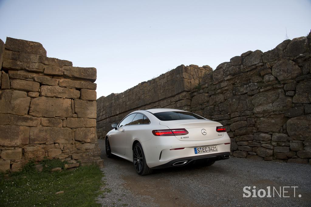 Mercedes-benz E coupe - prva vožnja