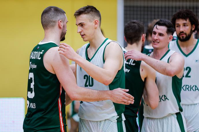 Cedevita Olimpija | Cedevita Olimpija je na prvi tekmi finala ugnala Krko. | Foto Aleš Fevžer