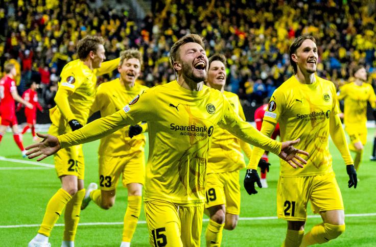 Norveški prvak Bodo/Glimt si je na domači zelenici z umetno travnato površino zagotovil lepo prednost pred povratno tekmo v Grčiji. | Foto: Reuters
