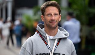 Romain Grosjean v solzah ob vrnitvi v dirkalnik F1
