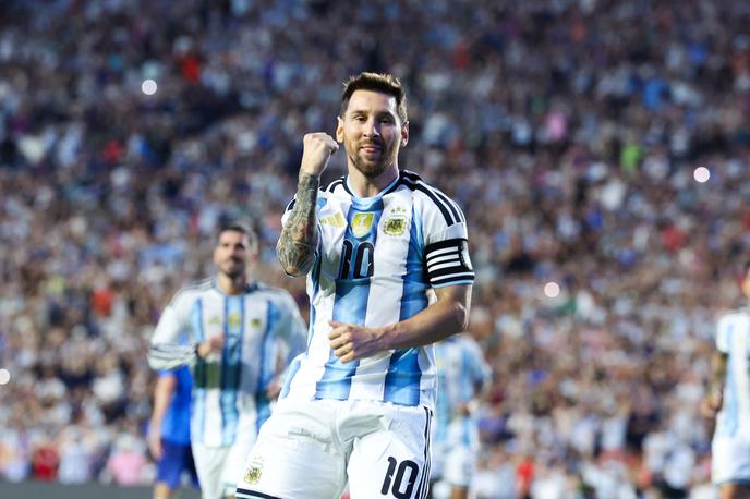 Lionel Messi, Argentina | Lionel Messi je zadel z bele točke. | Foto Reuters