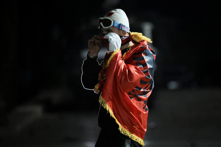 Protest študentov v Albaniji.  | Foto: Reuters