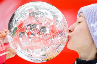 Nika Prevc komaj čaka, da pride v sobo in si ogleda poseben trenutek