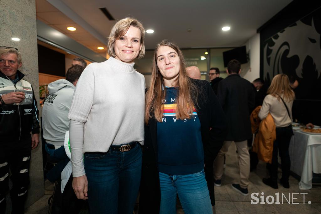 hokej Olimpija, VIP, Urška Žolnir Jugovar, Andreja Leški