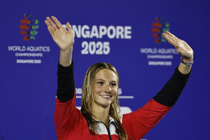 Summer McIntosh, SP Singapur | Summer McIntosh je slavila na 400 m prosto. | Foto Reuters