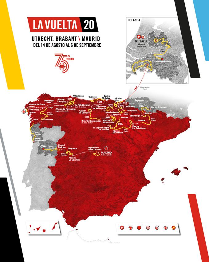 Letošnja Vuelta v večini poteka po severnem delu Španije. | Foto: A.S.O.