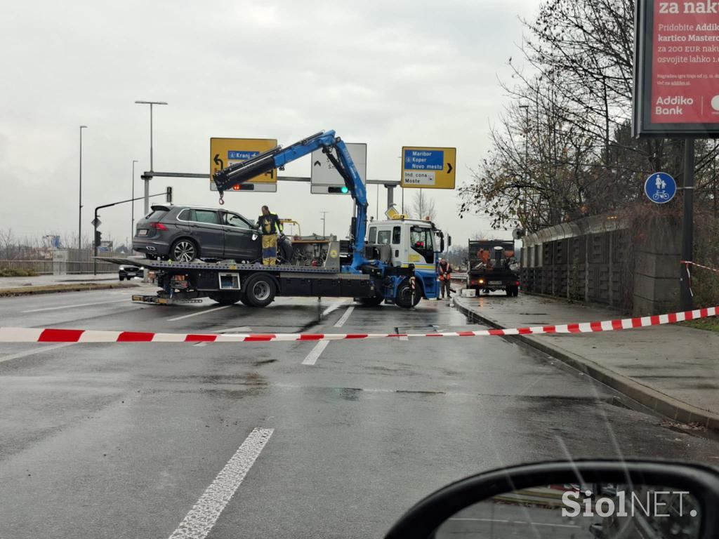 prometna nesreča, Šmartinska cesta
