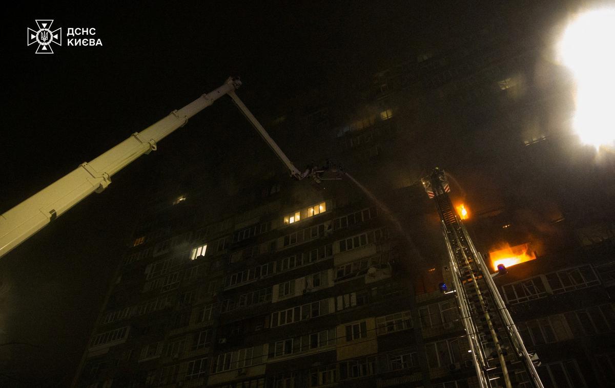 Rusija, Ukrajina, vojna, Kijev | "Levi breg prestolnice je brez elektrike. Obstajajo tudi težave v oskrbi z vodo," je na Telegramu sporočil Kličko. | Foto Reuters