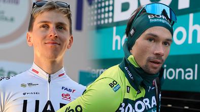 Tadej Pogačar in Primož Roglič v središču pozornosti