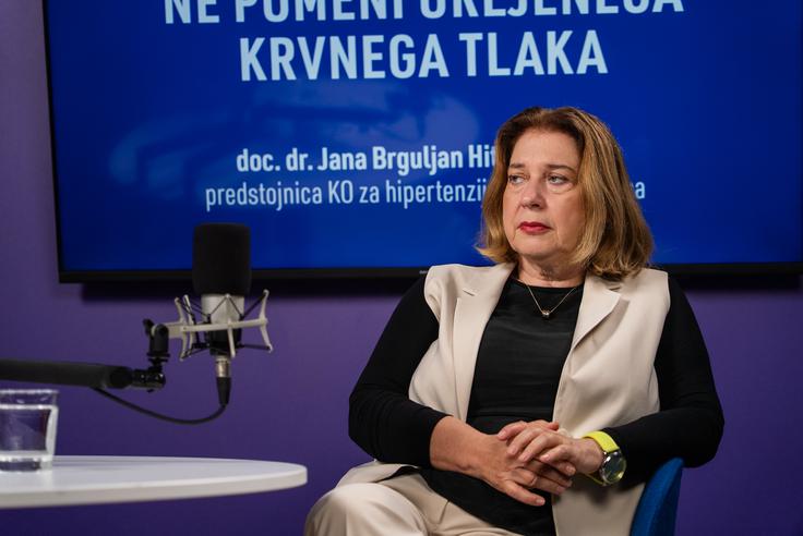 Dr. Jana Brguljan Hitij je priznana slovenska strokovnjakinja za hipertenzijo. | Foto: Luka Petrič