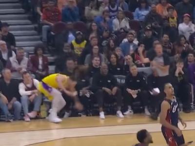 Dončić padel čez rob parketa, Redick brez olepševanja: To je varnostno tveganje #video