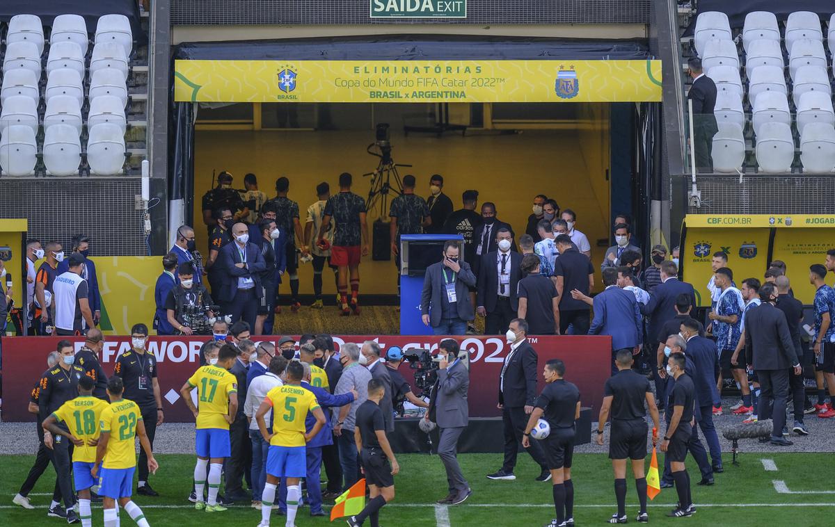 Argentina Brazilija | Obračun med Brazilijo in Argentino je zaradi kršenja covid protokolov nekaterih Argentincev odpovedan. | Foto Guliverimage