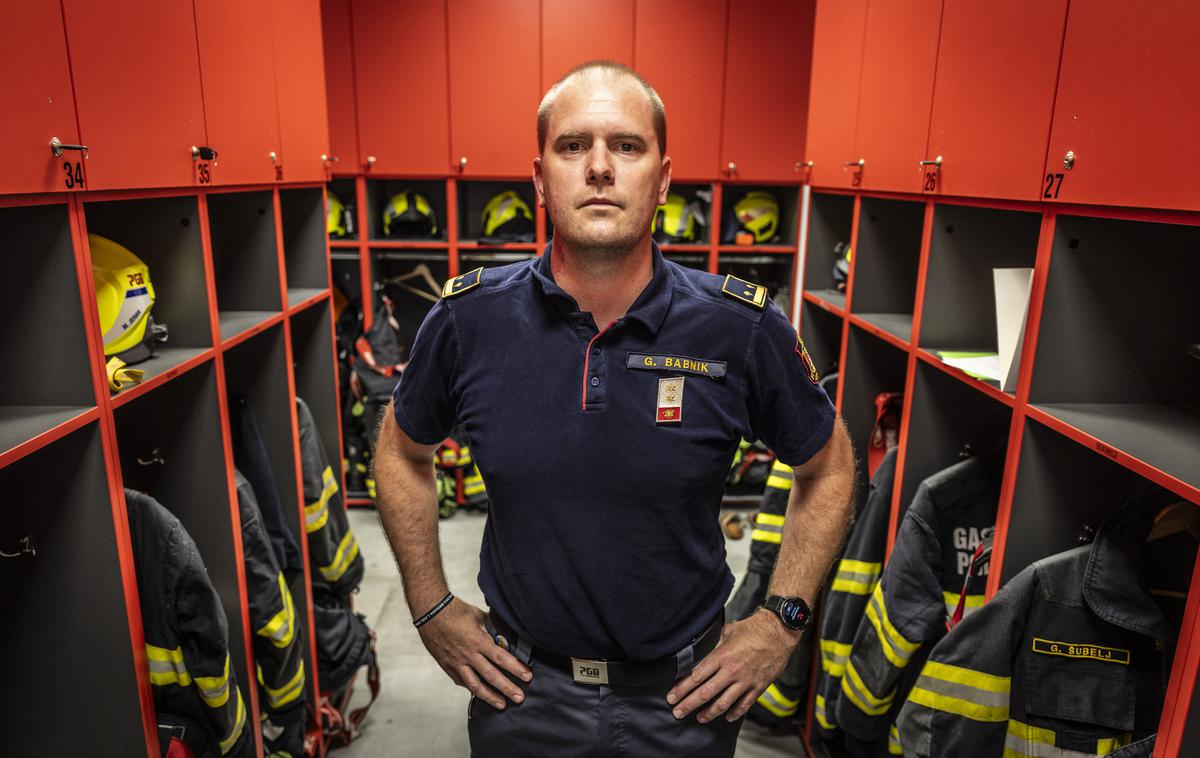 Druga kariera: Gašper Babnik | Gašper Babnik je danes povsem predan gasilstvu. | Foto Bojan Puhek