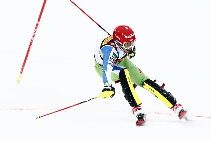 V sezoni 2018/19 je Kranjec vidno napredoval tudi v slalomu. | Foto: Sportida