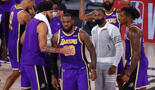 LA Lakers na krilih Jamesa v veliki finale, Denver na kolenih