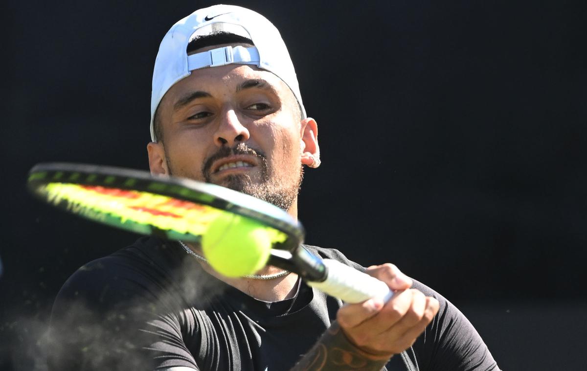 Nick Kyrgios | Avstralski teniški igralec Nick Kyrgios se je odpovedal celotni sezoni na travnatih igriščih. | Foto Guliverimage