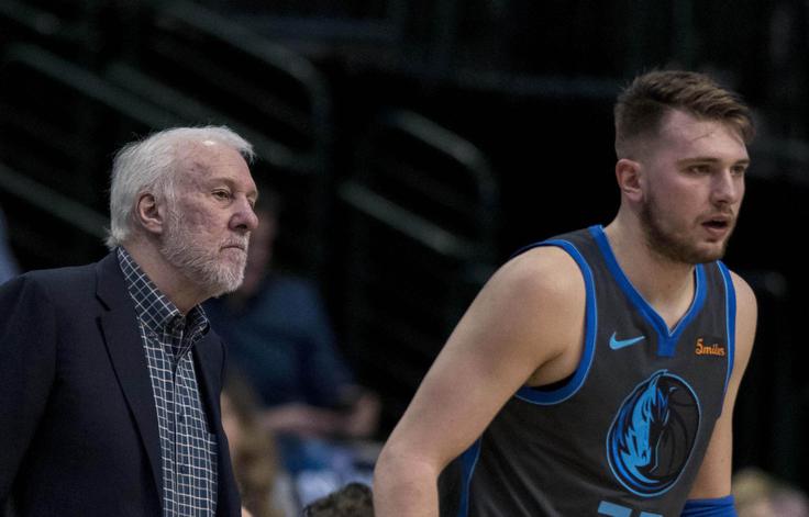Gregg Popovich Luka Dončić | Foto: Reuters