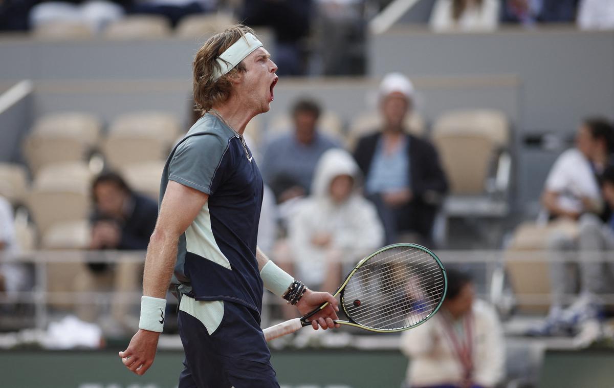 Roland Garros četrtfinale Rubljev | Andrej Rubljov je drugi nosilec turnirja v Hamburgu. | Foto Reuters