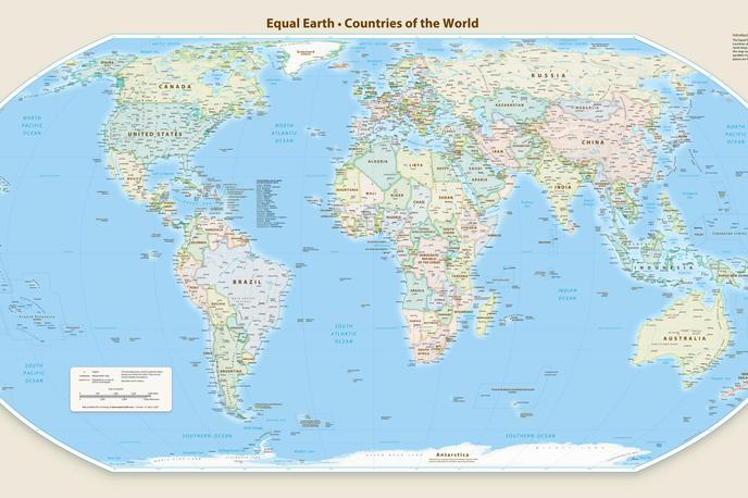 Equal Earth map | Foto equal-earth.com
