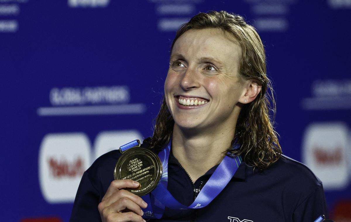 Katie Ledecky | Devetkratna olimpijska prvakinja Katie Ledecky navdušuje tudi na SP v Singapurju. | Foto Reuters