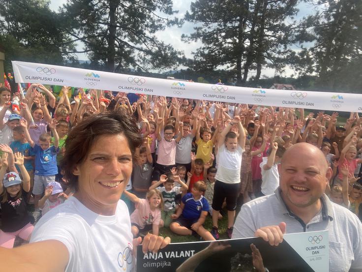 Anja Valant Velepec, olimpijka in atletinja, je obiskala osnovno šolo Frana Roša v Celju. | Foto: OKS